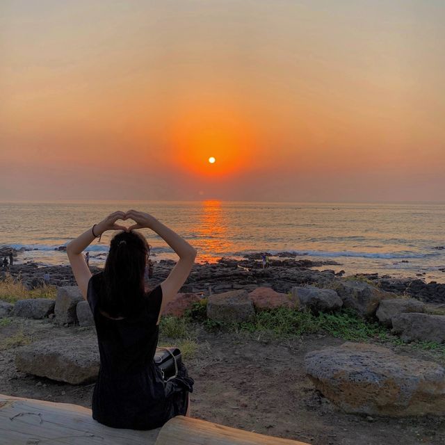 환상적인 애월의 노을 ☀️