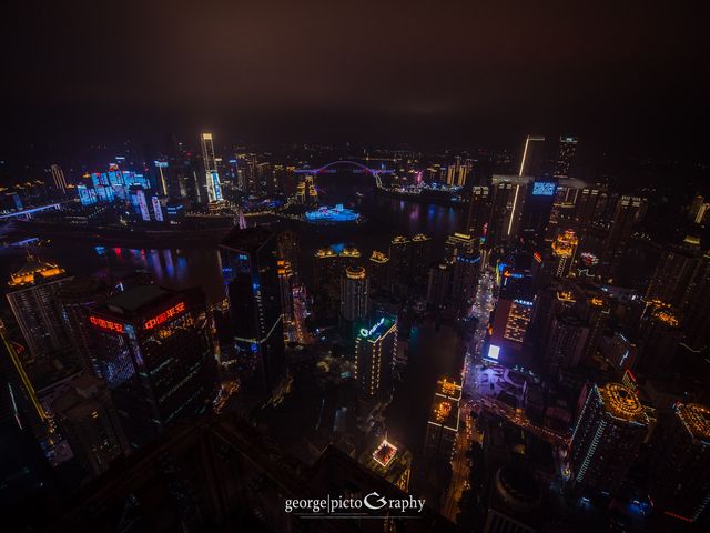 Night View High Up The Sky
