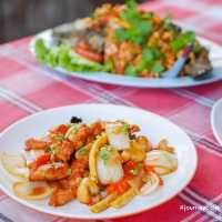 เฮือนฝ้ายคำ ร้านอาหารที่เชียงคาน