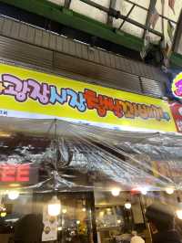 🇰🇷韓国ソウル /広蔵市場 大人気🎖 行列のできる揚げドーナツ クァベキのお店✨