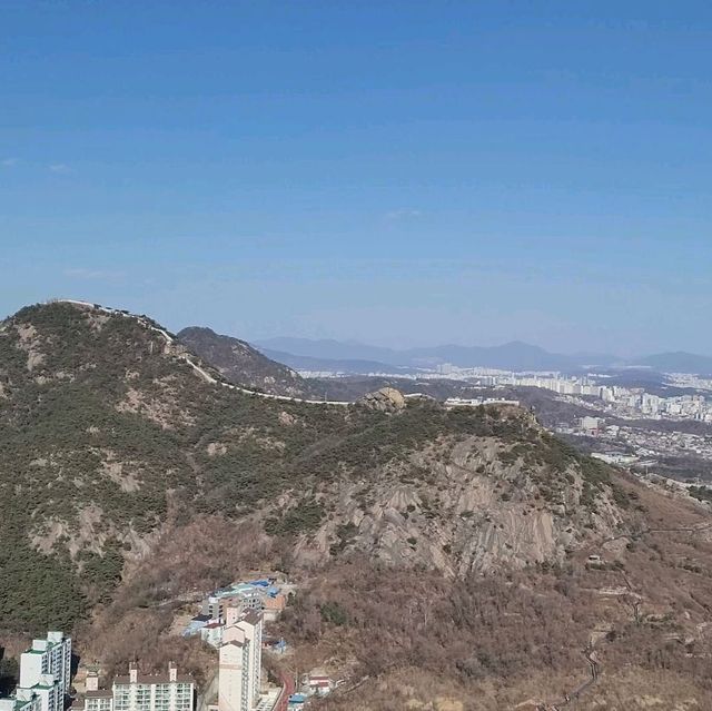 Seoul City View at Ansan Mountain