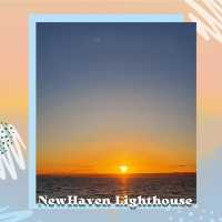 在浪漫燈塔NewHaven Lighthouse欣賞迷人的夕陽