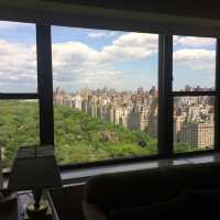 Sitting by the window & admire Central Park