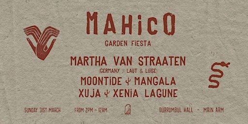 ⫷ MAHICO GARDEN FIESTA feat. MARTHA VAN STRAATEN (Germany) ✦ MOONTIDE ⫸ | Durrumbul Hall