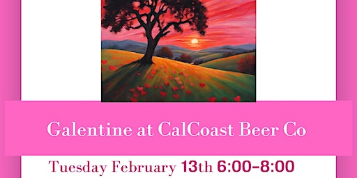 Cal Coast Galentine Paint and Sip with ArtSocial 805 | California Coast Beer Company