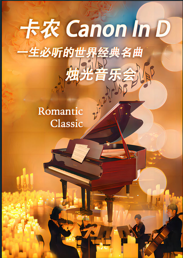 中秋專場·《卡農》沉浸式世界名曲燭光視聽音樂會｜音樂會 | 紅劇場