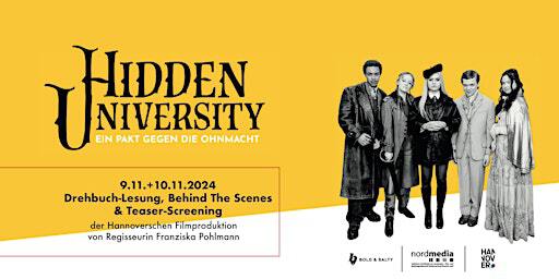 Hidden University - Teaser und Drehbuchlesung | Neues Rathaus