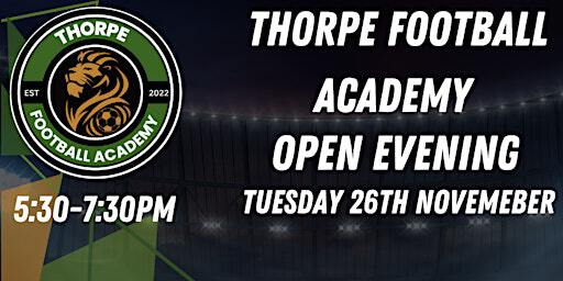 Thorpe Football Academy Open Evening | Thorpe St Andrew School - Playing Fields (3G)
