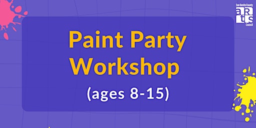 Youth Art Classes: Paint Party Workshop | Art Depot