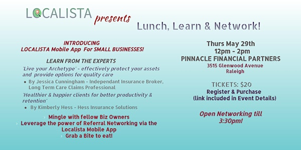 Localista Lunch, Learn & Network | 3515 Glenwood Ave