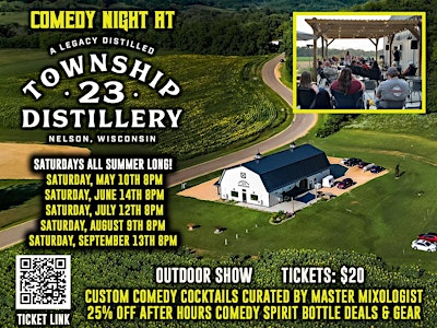 After Hours Comedy at Township 23 Distillery - June 14th | Township 23 Distillery