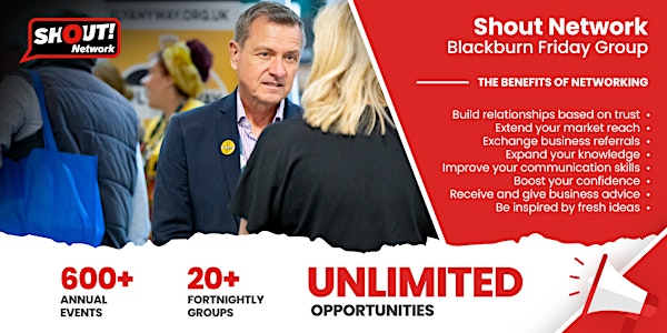 Shout Network Blackburn Friday Morning Group | Mercure Blackburn Dunkenhalgh Hotel & Spa