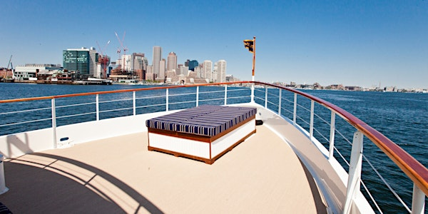 We're on a Boat! Sunset Boat Cruise | Rowes Wharf