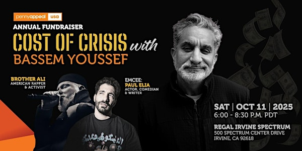 Join us for an Evening with Bassem Youssef: Conversation and Change | Regal Irvine Spectrum