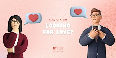 Straight Speed Dating @MMontreal (Ages 18–35 | Entry w/ Drink Purchase) | M Montréal