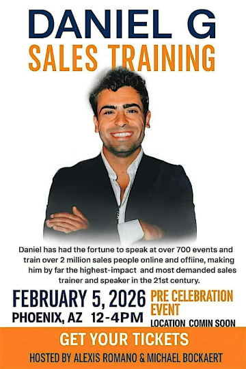 Pre Celebration Event with Daniel G-World Classic Sales Trainer | Cambria Hotel Downtown Phoenix Convention Center