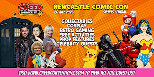 Newcastle Creed Comic Con - July 2026 | Sport Central