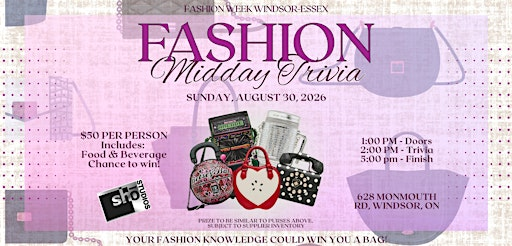 Fashion Midday Trivia | Sho Art, Spirit & Performance