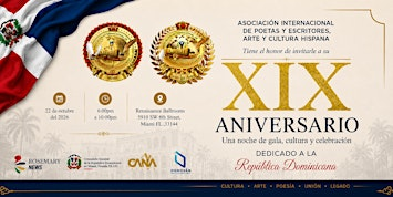 Gala XIX Aniversario de AIPEH en Miami: Noche de Musas y Estrellas | Renaissance Ballrooms