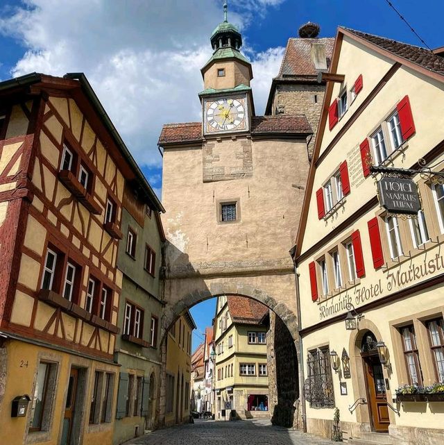 The Town Of Rothenburg Ob Der Tauber