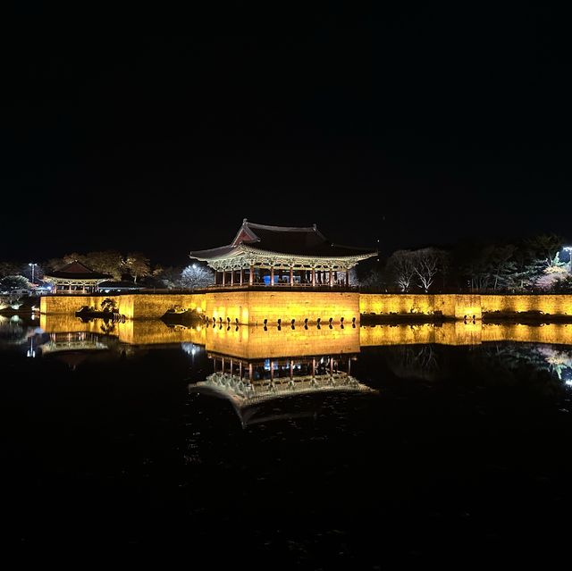 Donggung Palace and Wolji Pond night view