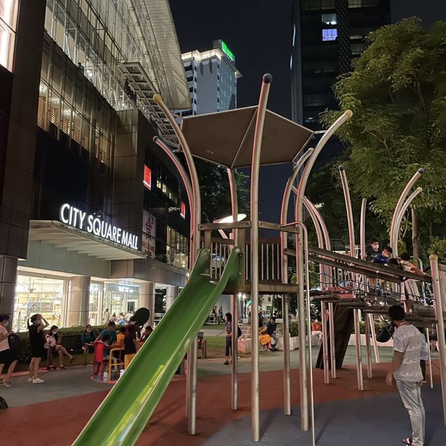 The playgrounds are open 