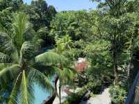 Aeriel View of Siloso Beach Resort 