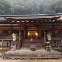 兎に縁のある神社　世界遺産　宇治上神社