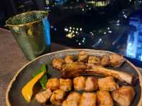 台北最高韓食燒肉餐酒館😘信義區無敵夜景