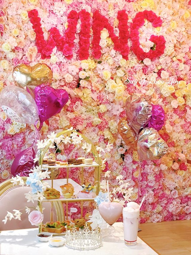 粉紅花系共融打卡cafe