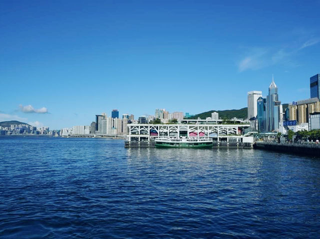 灣仔海濱欣賞日落美景