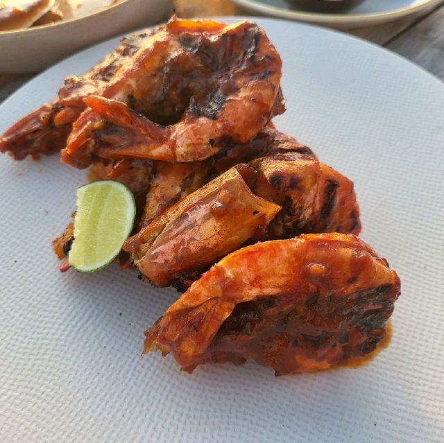 짐바란 비치에서 노을보며 씨푸드 바캉스