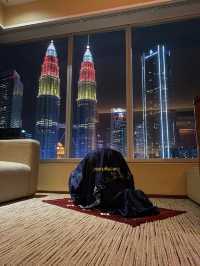 Malaysia Flag on Twin Towers