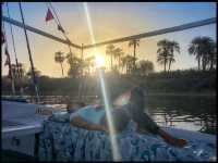 Felucca ride on the Nile River 