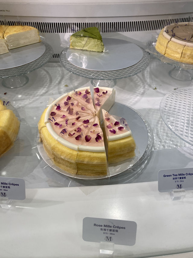 Lovely Rose Mille Cake in Lady M i’m lovein(;