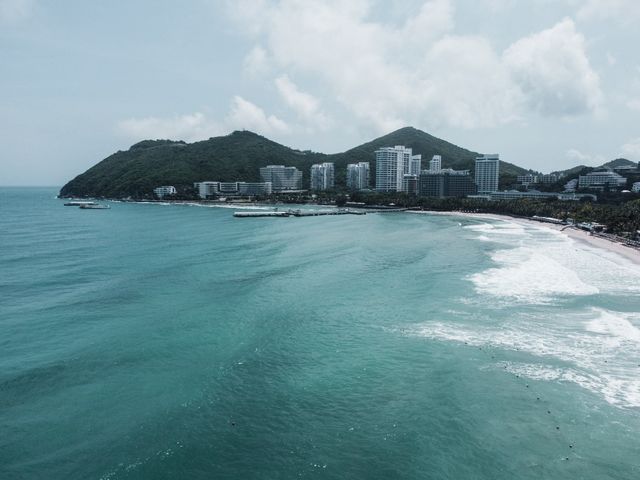 Dadonghai beach in sanya! 🌴 