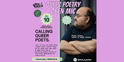 Felice Noir : Queer Poetry Reading Series w/ Steacy Easton | 10930 84 Street NW