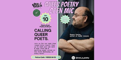 Felice Noir : Queer Poetry Reading Series w/ Steacy Easton | 10930 84 Street NW