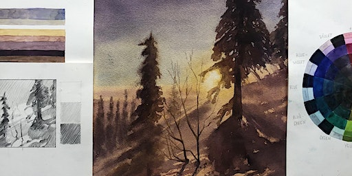 Watercolour Painting Workshop in Cambridge Guildhall | Exhibition Hall, FBC  Guildhall, Market square, Cambridge, CB2 3QJ