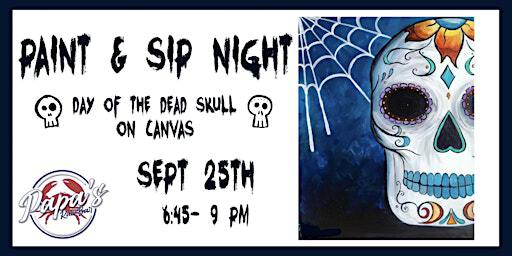 Day of the Dead Skull Paint Night | Papa's Raw Bar