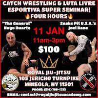 CATCH WRESTLING & LUTA LIVRE SUPER SEMINAR! | Royal Jiu Jitsu Academy