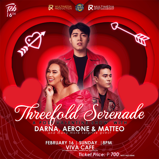 Threefold Serenade with Darna, Aerone & Matteo | Viva Cafe