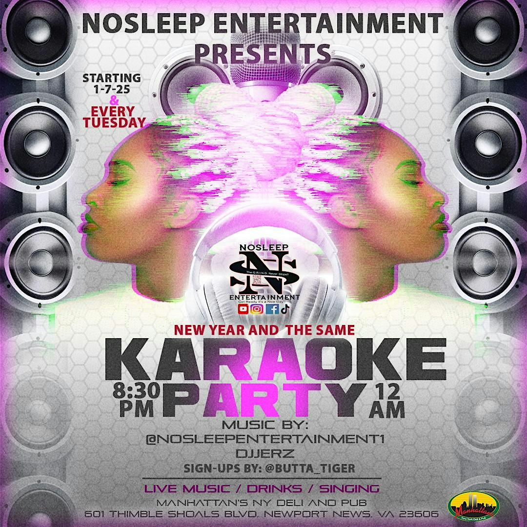 NoSleep Karaoke Party | Manhattan's NY Deli & Pub