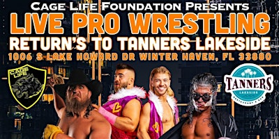 LIVE PRO WRESTLING - TANNERS MAY 9th 2025 | Tanners Lakeside Restaurant & Bar