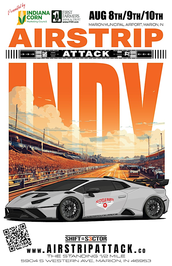 2025 Indy Airstrip Attack (August) by Indiana Corn and First Farmers Bank | Marion Municipal Airport