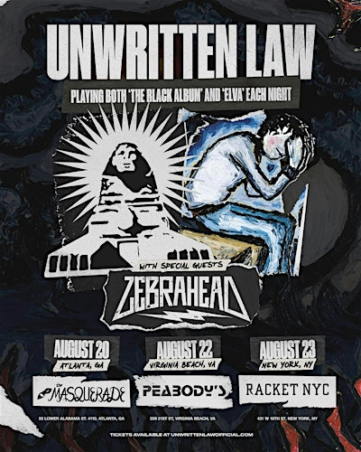 UNWRITTEN LAW + ZEBRAHEAD at PEABODYS VIRGINIA BEACH | Peabody's Nightclub
