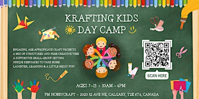 Krafting Kids: Build-a-Buddy Camp- PM Hobbycraft | PM Hobbycraft