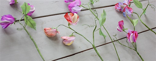 Create a Paper Sweet Pea Workshop | Sunny Bank Mills Gallery