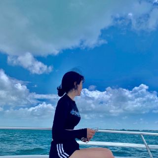 アメリカ最南端のキーウェスト海水浴場💙