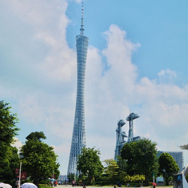 廣州塔廣州大劇院散步